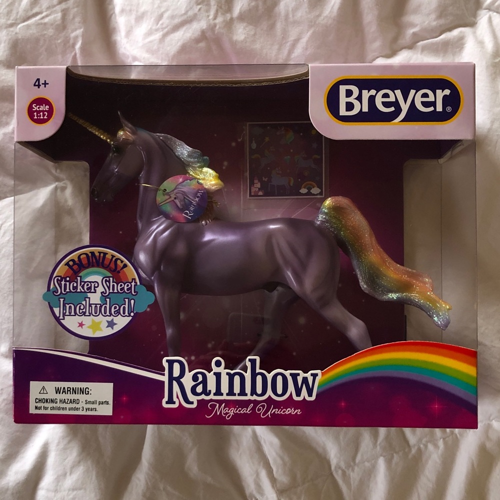 NIB Breyer Rainbow unicorn